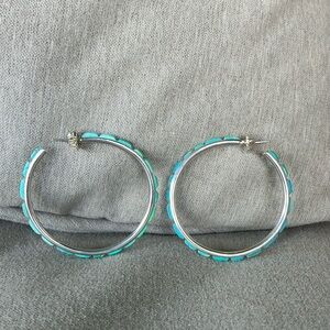 Federico Jimenez
2 1/4" Turquoise Hoops
Beth Dutton